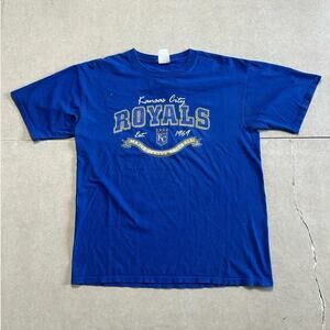 2000s Vintage Kansas City Royals CSA Blue T Shirt Size XL